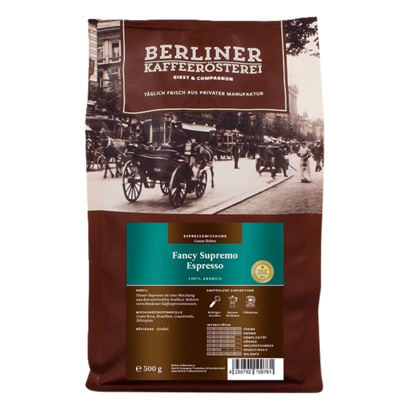 Berliner Kaffeerösterei Fancy Supremo Espresso 500g